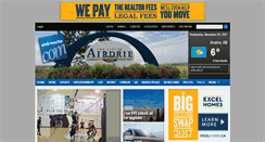 Desktop Screenshot of airdrieecho.com